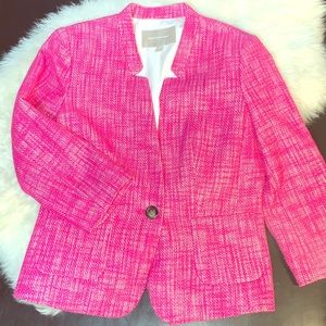 NWOT Banana Republic Tweed Blazer Jacket 3/4Sleeve